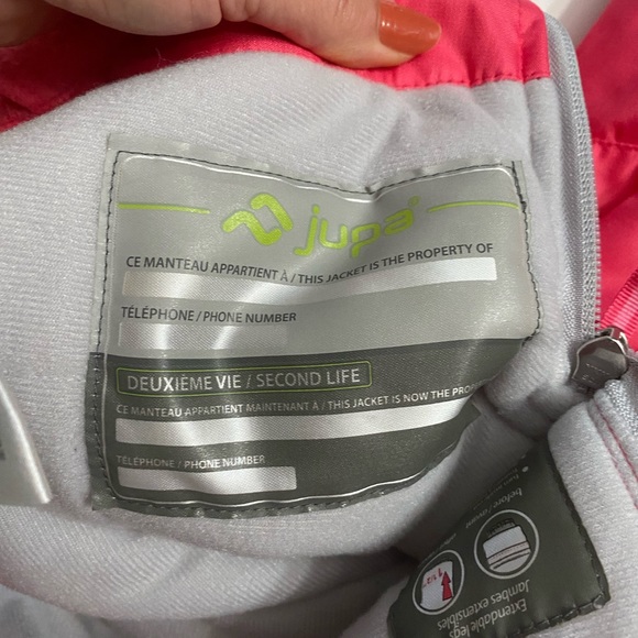 JUPA bib snow pants kids girls size 3T pink - Picture 9 of 16